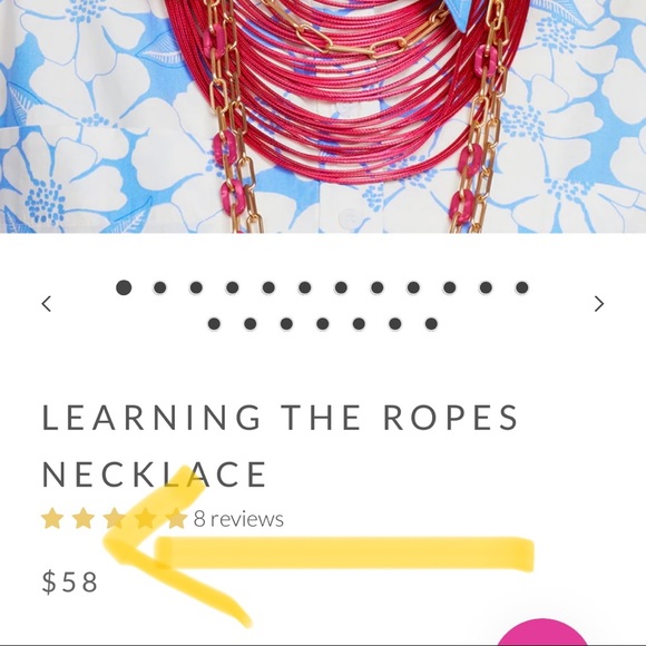 Faux Leather Cord Necklace in Blue - Picture 2 of 6